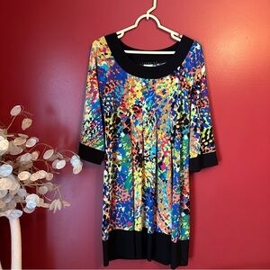 Tiana B. Multicolor Geometric Dress